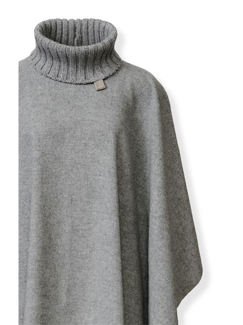 CASHMERE BLEND PONCHO FABIANA FILIPPI | SAD215A8028132 ROCCIA